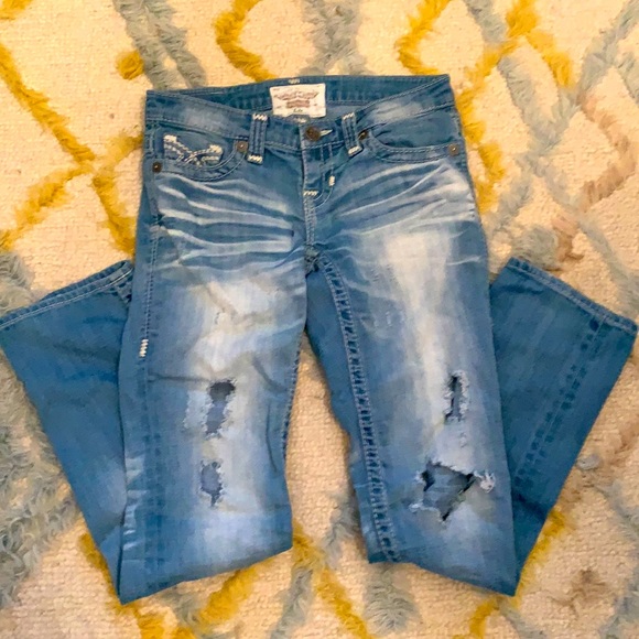 Vintage distressed liv big star jeans - Picture 1 of 17